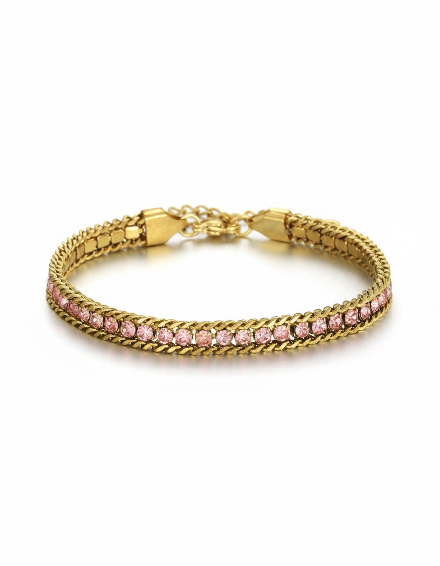 Real gold plated bracelet