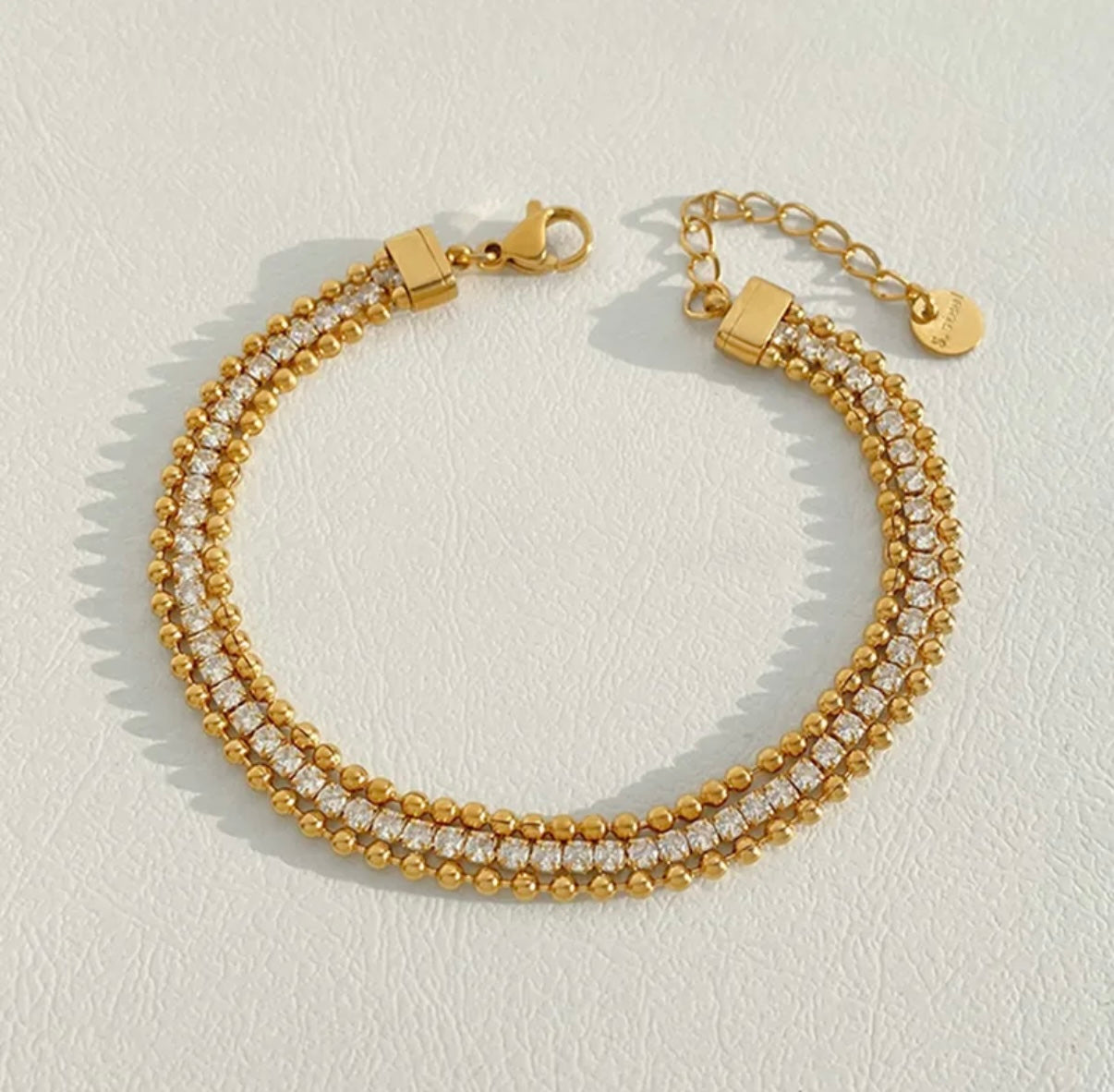 18k gold plated bracelet