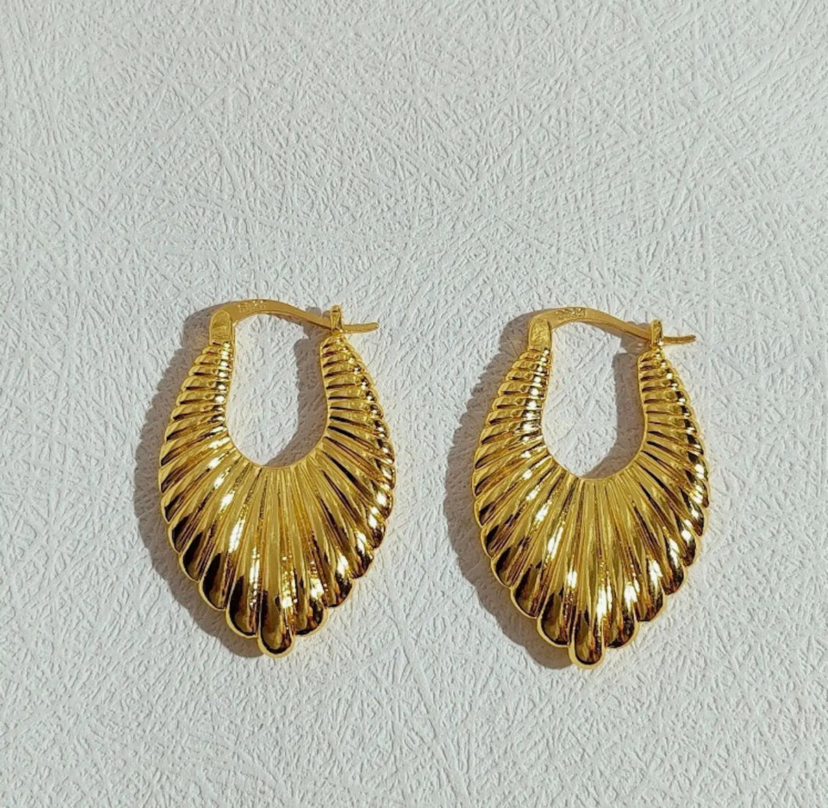 18k gold plated earrings