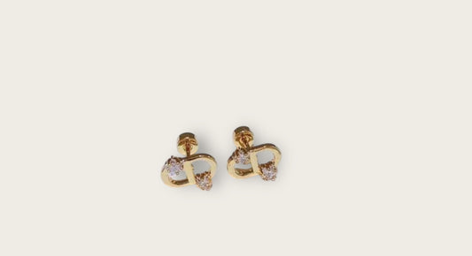 CD earrings