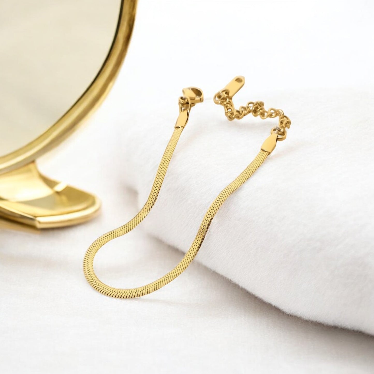 18k Gold plated Snake Bracelet