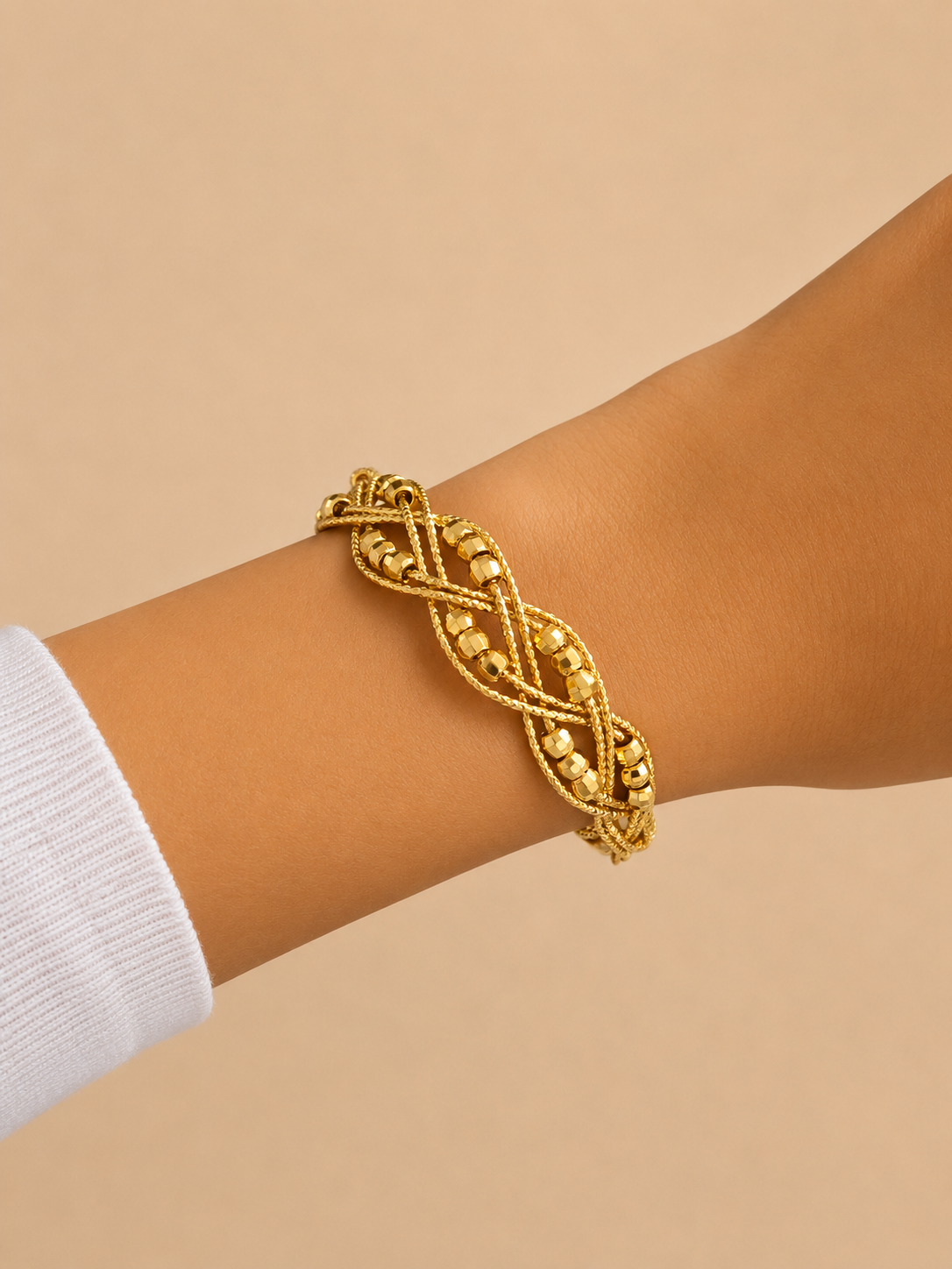 22k gold plated bangle
