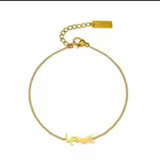 Gold plated luxury bracelet