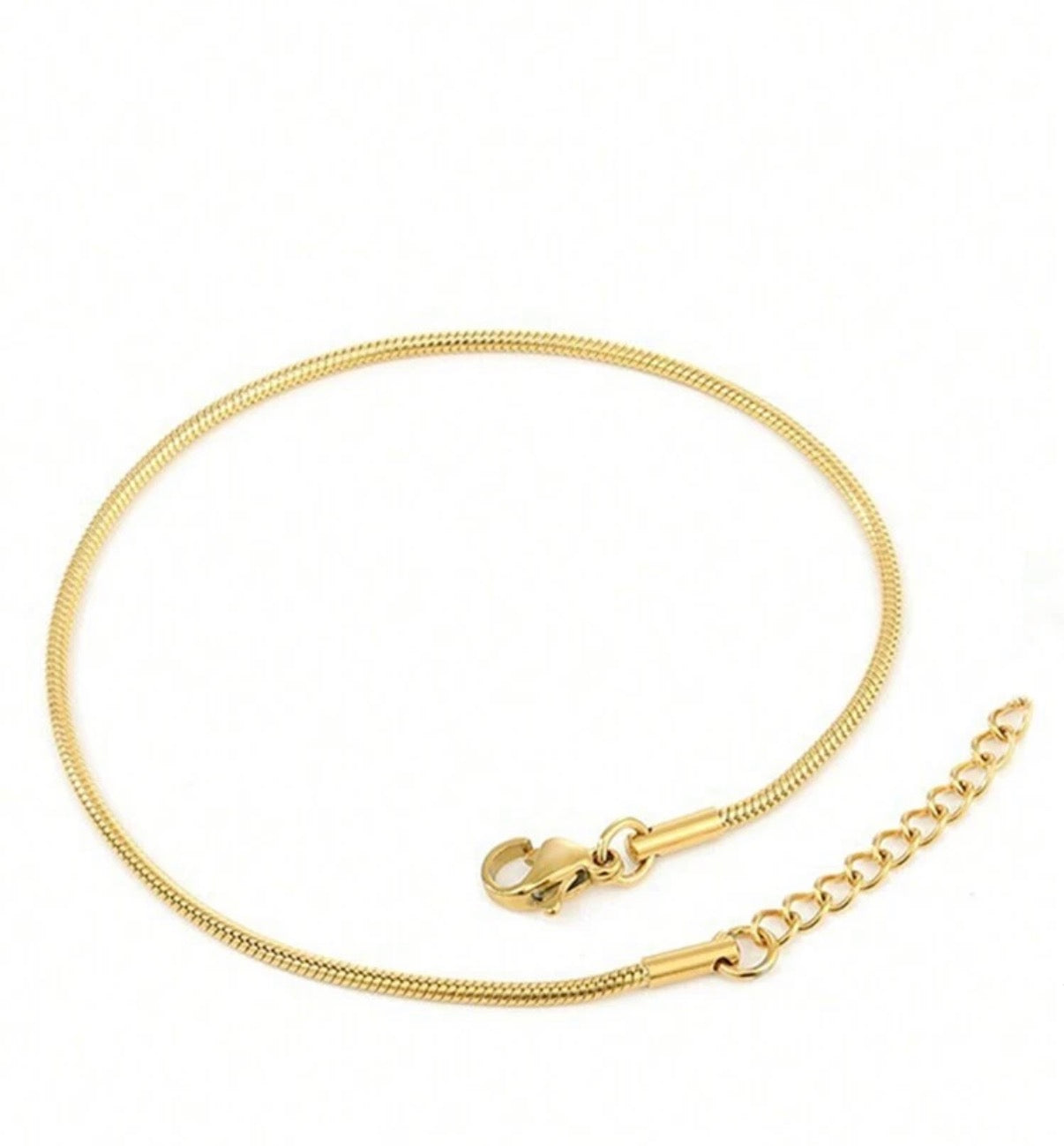Gold anklet