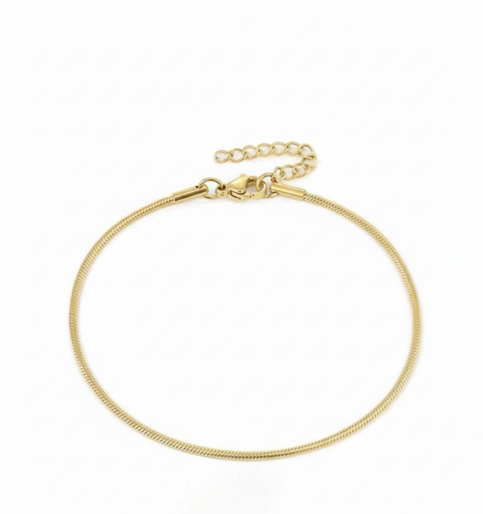 Gold anklet
