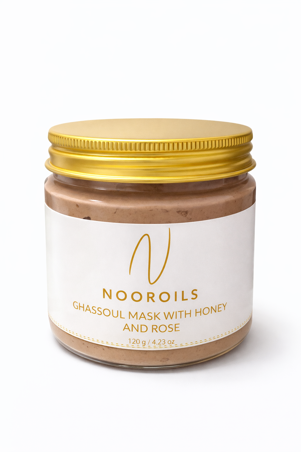 Ghasoul honey and rose face mask