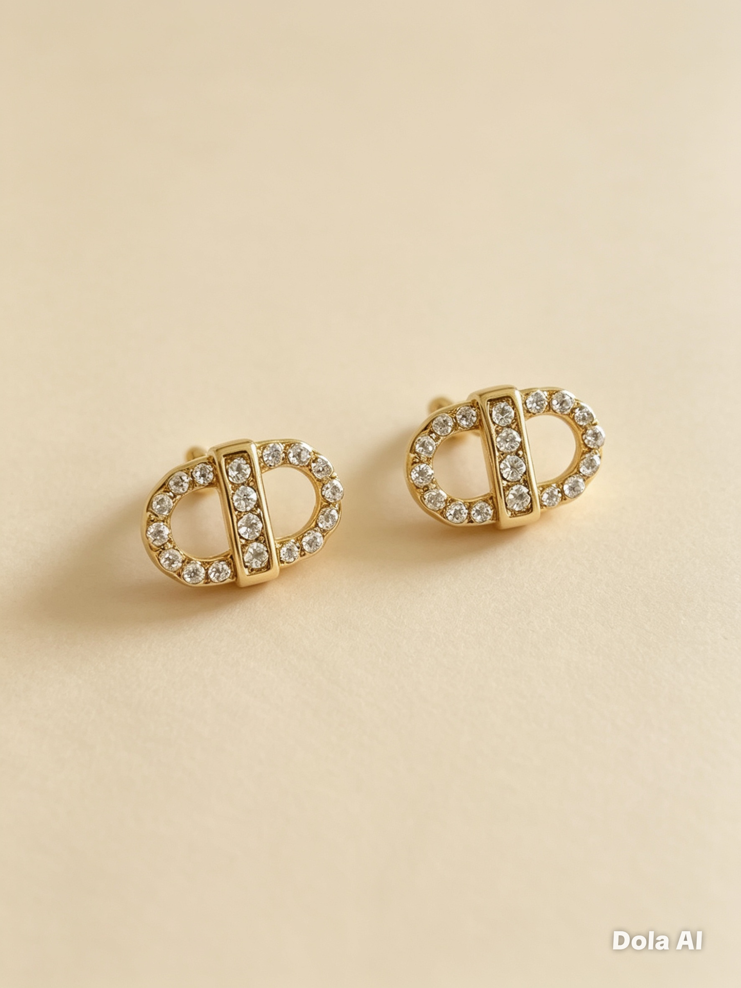 Gold plated earrings