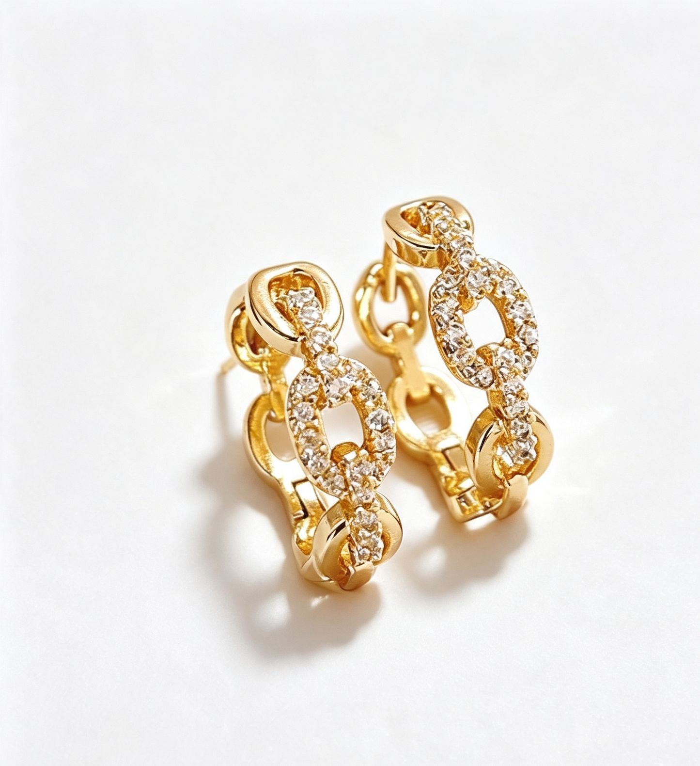 Earrings gold plated