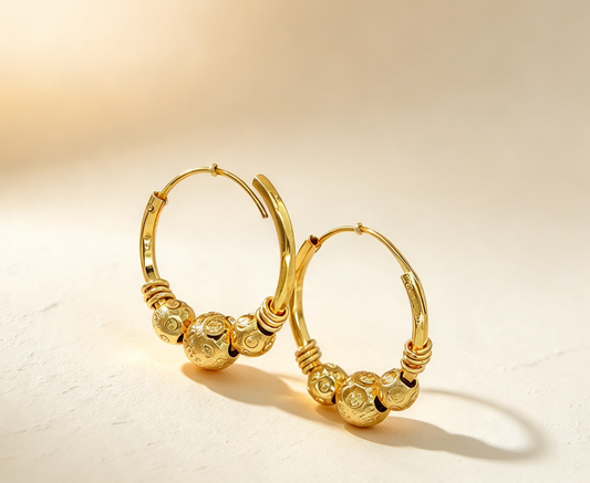Indian gold Jhumka